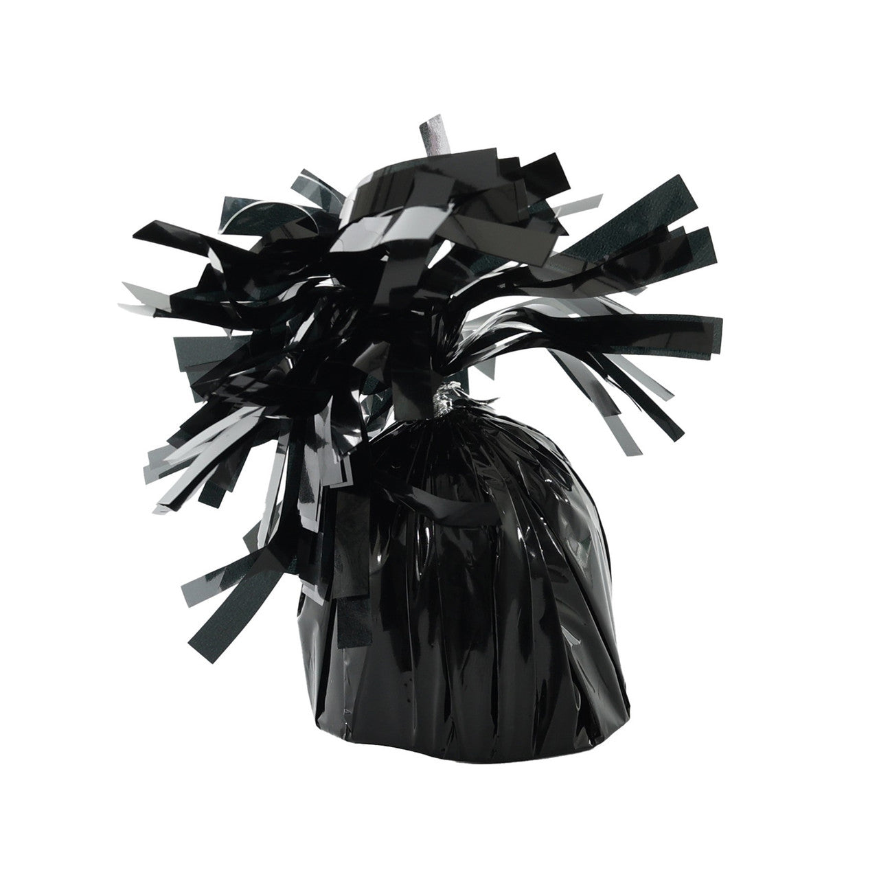 Black Foil Balloon Weight with Tag