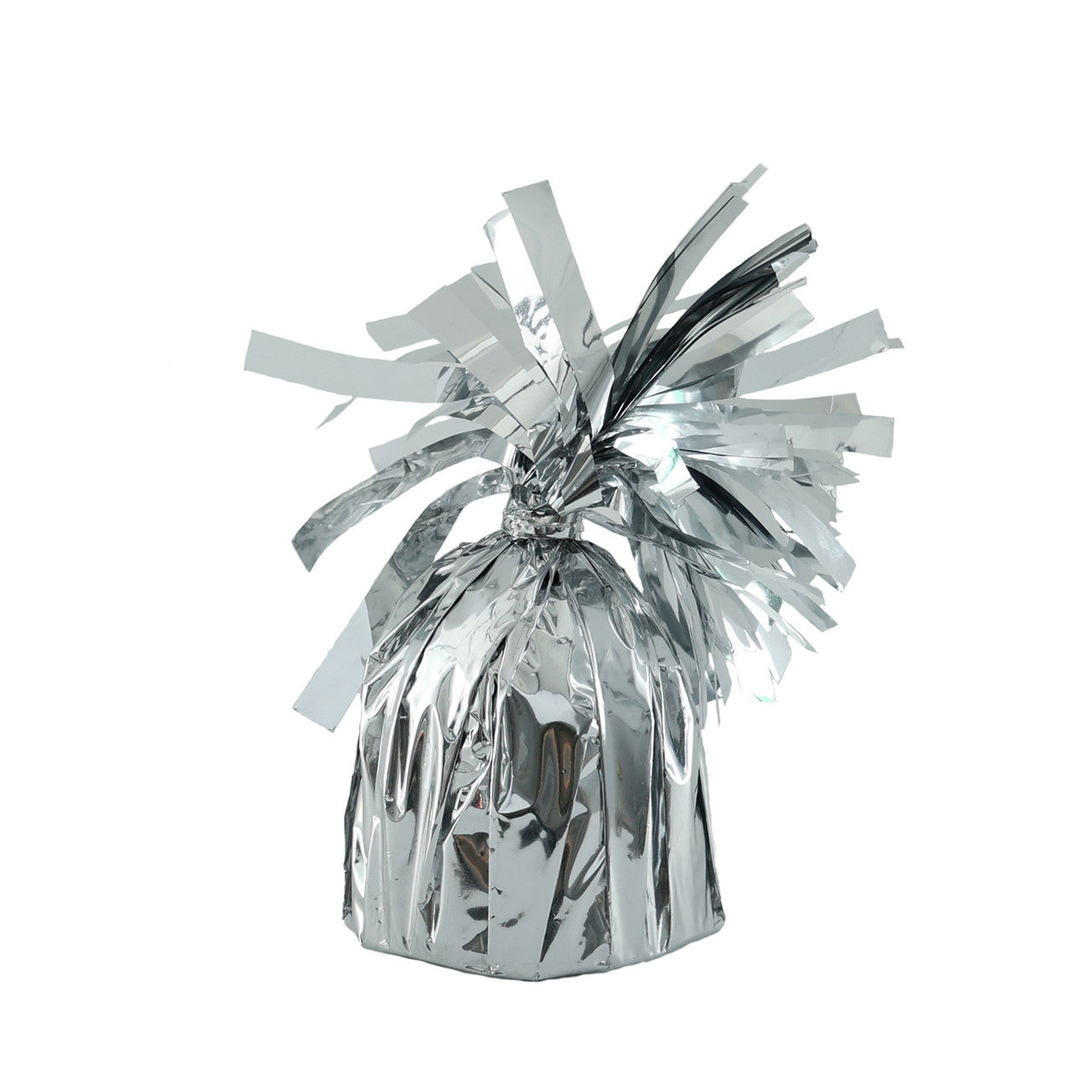 Silver Foil Balloon Weight with Tag