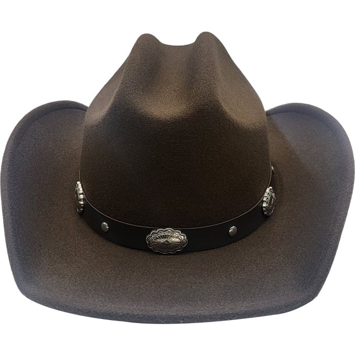 Fancy Party Cowboy Hat in White or Brown