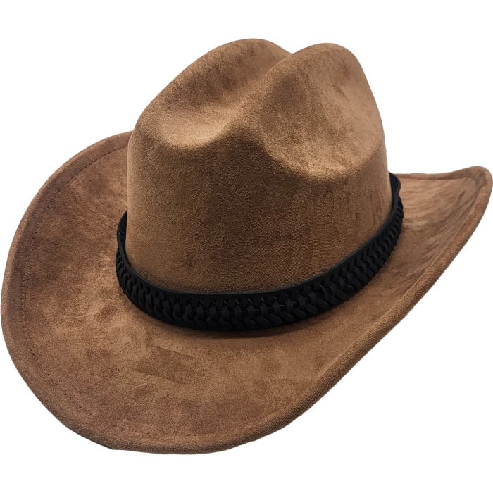 Fancy Party Cowboy Hat in Black or Brown