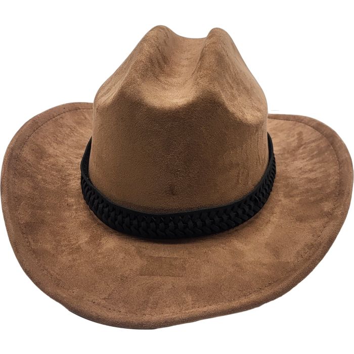 Fancy Party Cowboy Hat in Black or Brown