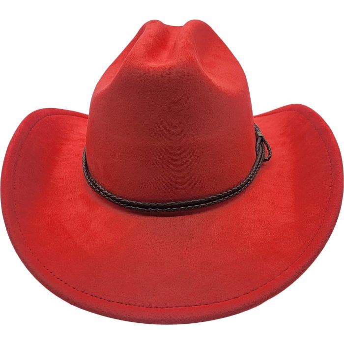 Fancy Party Cowboy Hat in Black or Red
