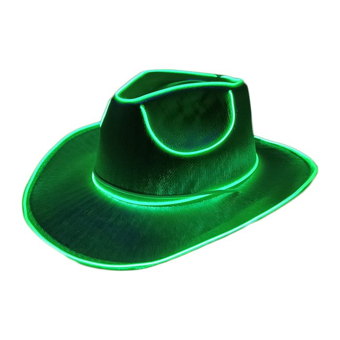 Light-Up Party Cowboy Hat in 4 Colours