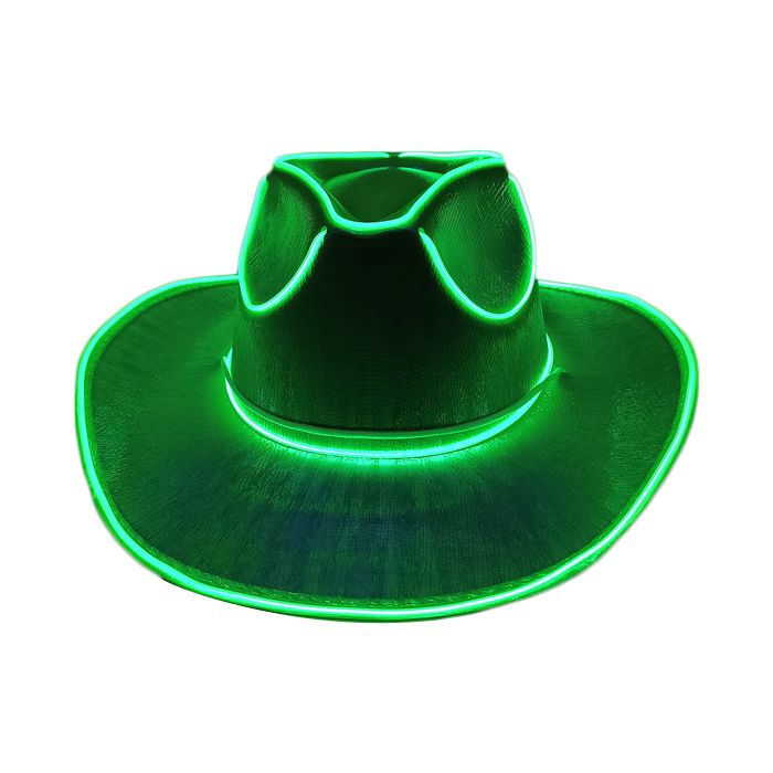 Light-Up Party Cowboy Hat in 4 Colours