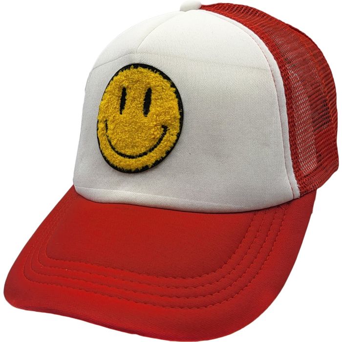 Smiley Face Trucker Baseball Caps